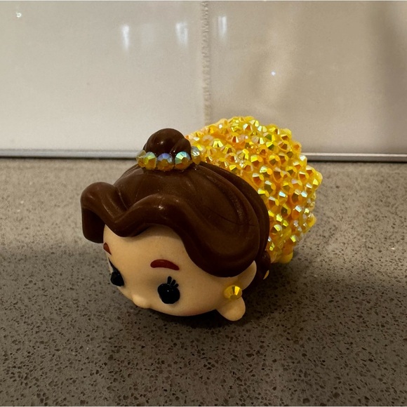 Custom | Hand rhinestoned | Belle from Beauty & the Beast | Tsum Tsum - Picture 1 of 5